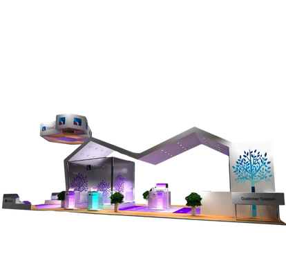 large format exhibition stand Dubai